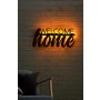 WALLXPERT Zidna LED dekoracija Welcome Home Yellow - slika 4