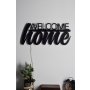 WALLXPERT Zidna LED dekoracija Welcome Home Yellow - slika 1