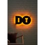 WALLXPERT Zidna LED dekoracija Do It Yellow - slika 3