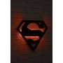 WALLXPERT Zidna LED dekoracija Superman Red - slika 2