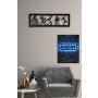 WALLXPERT Zidna LED dekoracija Music Band Blue - slika 1