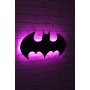 WALLXPERT Zidna LED dekoracija Batman Pink - slika 2