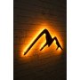 WALLXPERT Zidna LED dekoracija Mountain Yellow - slika 3