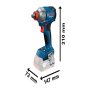 BOSCH GDX 18V-285 + GSR 185-LI + 2x2,0Ah + GAL 18V-20 + kofer Professional Kombinovani set, 06019N2123 - slika 2