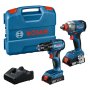 BOSCH GDX 18V-285 + GSR 185-LI + 2x2,0Ah + GAL 18V-20 + kofer Professional Kombinovani set, 06019N2123 - slika 1