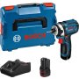 BOSCH GDR 12V-105 Professional Akumulatorski udarni odvrtač u L-BOXX 102 sa 2 x 2,0 Ah Li-ion akumulatora, brzi punjač, 06019A6977 - slika 1