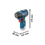 BOSCH GDS 12V-115 Professional Akumulatorski udarni odvrtač, 06019E0101 - slika 2