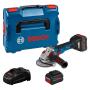 BOSCH GWS 18V-10 SC Professional Akumulatorska ugaona brusilica u L-BOXX 136 sa 2x 5,5 Ah ProCORE 18V i štitnikom, 06019G340E - slika 1