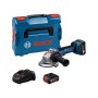 BOSCH GWS 18V-11 S Professional Akumulatorska ugaona brusilica u L-BOXX 136 sa dodatnom drškom, 06019N4002 - slika 1