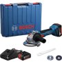 BOSCH GWS 18V-8 Professional Akumulatorska ugaona brusilica u koferu sa navrtkom, 06019N9020 - slika 1