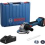 BOSCH GWS 18V-8 Professional Akumulatorska ugaona brusilica u koferu sa navrtkom, 06019N9021 - slika 1