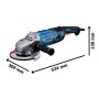 BOSCH GWS 30-180 PB Professional Ugaona brusilica, 06018G0100 - slika 3
