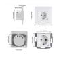 GEMBIRD GEMBIRD SMART-WALL GMB WiFi WiFi Tuya Pametna zidna suko uticnica - slika 2