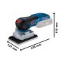 BOSCH GSS 18V-13 Professional Akumulatorska vibraciona brusilica, 06019L0100 - slika 3