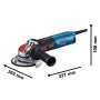 BOSCH GWX 14-125 S Professional Ugaona brusilica sa sistemom X-LOCK, 06017D2100 - slika 2