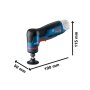 BOSCH GWG 12V-50 S Professional Rotaciona brusilica, 06013A7000 - slika 3