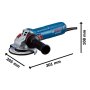 BOSCH GWS 12-125 S Professional Ugaona brusilica, 06013A6020 - slika 3