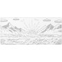 Dark Project Dark Project Gaming Mousepad - Terra Nostra White XL - slika 1