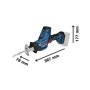 BOSCH GSA 18V-LI C Professional Akumulatorska univerzalna testera, 06016A5004 - slika 3