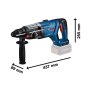 BOSCH GBH 18V-28 D Professional Akumulatorska hamer bušilica, 0611919004 - slika 3