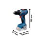 BOSCH GSR 18V-65 Professional Akumulatorska bušilica-odvrtač sa 2x 4.0 Ah ProCORE18V Li-ion akumulatora, 06019N3206 - slika 3