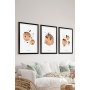 WALLXPERT Set 3 dekorativne slike Artsycllct23 - slika 1