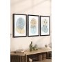 WALLXPERT Set 3 dekorativne slike Artsycllct25 - slika 1