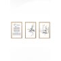 WALLXPERT Set 3 dekorativne slike Artsycllct3 - slika 2