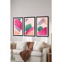 WALLXPERT Set 3 dekorativne slike Artsycllct32 - slika 1