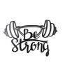 WALLXPERT Zidna dekoracija Be Strong - slika 2
