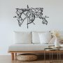 WALLXPERT Zidna dekoracija World Map Metal Decor 2 - slika 3