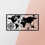 WALLXPERT Zidna dekoracija World Map Medium Metal Wall Decor - slika 5