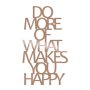 WALLXPERT Zidna dekoracija Do More Of What Makes You Happy Copper - slika 2