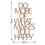 WALLXPERT Zidna dekoracija Do More Of What Makes You Happy Copper - slika 3