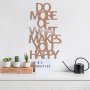 WALLXPERT Zidna dekoracija Do More Of What Makes You Happy Copper - slika 1