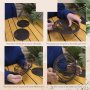 WALLXPERT Zidna dekoracija Spiral Metal Accessory Set of 2 APT547MAA - slika 3