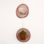 WALLXPERT Zidna dekoracija Spiral Metal Accessory Set of 2 APT547MWR - slika 1