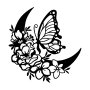 WALLXPERT Zidna dekoracija Butterfly And Flower 2 - slika 4