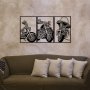 WALLXPERT Zidna dekoracija 3 Choppers - slika 2