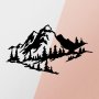 WALLXPERT Zidna dekoracija Mountain 2 Metal Wall Decor - slika 5