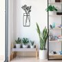 WALLXPERT Zidna dekoracija Flower 1 Metal Wall Decor - slika 1