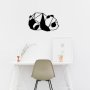 WALLXPERT Zidna dekoracija Panda2 Metal Decor - slika 2