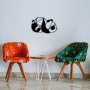 WALLXPERT Zidna dekoracija Panda2 Metal Decor - slika 1