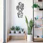 WALLXPERT Zidna dekoracija Cactus Metal Decor - slika 1