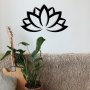 WALLXPERT Zidna dekoracija Lotus Flower 2 Metal Decor - slika 3