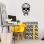 WALLXPERT Zidna dekoracija Skull Metal Decor - slika 2