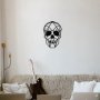 WALLXPERT Zidna dekoracija Skull Metal Decor - slika 1