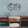 WALLXPERT Zidna dekoracija World Map Metal Decor 10 - slika 2