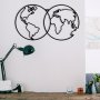 WALLXPERT Zidna dekoracija World Map Metal Decor 10 - slika 3