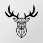 WALLXPERT Zidna dekoracija Deer2 Metal Decor - slika 4